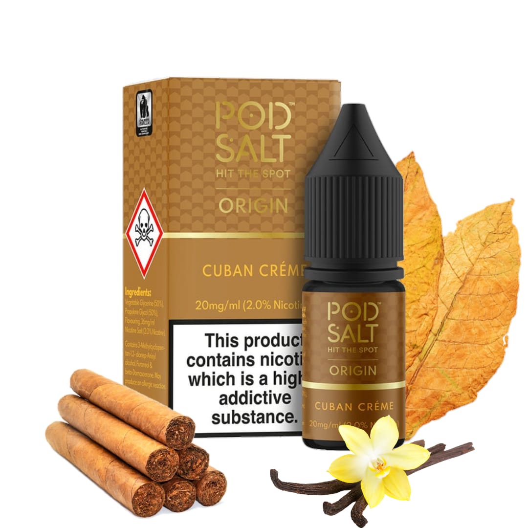 POD SALT ORIGIN CUBAN CREME 30ML