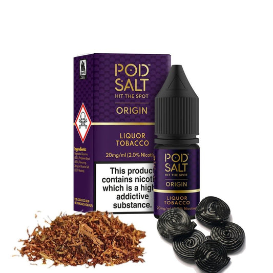 POD SALT ORIGIN LIQUOR TOBACCO 30ML