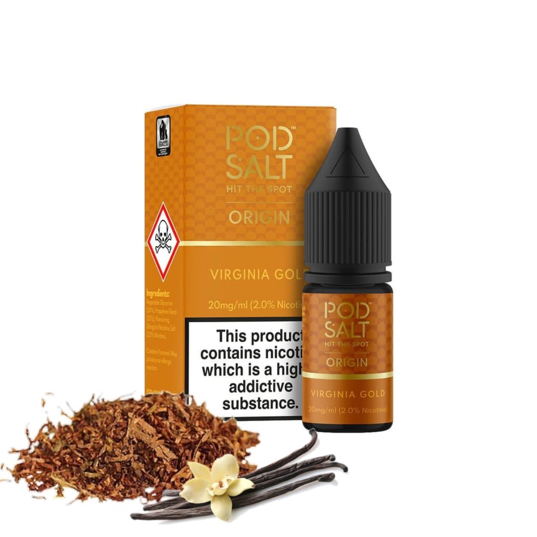 POD SALT ORIGIN VIRGINIA GOLD 30ML