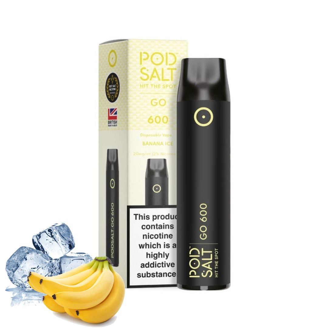 Pod Salt Go Banana Ice 600 Puff 2%