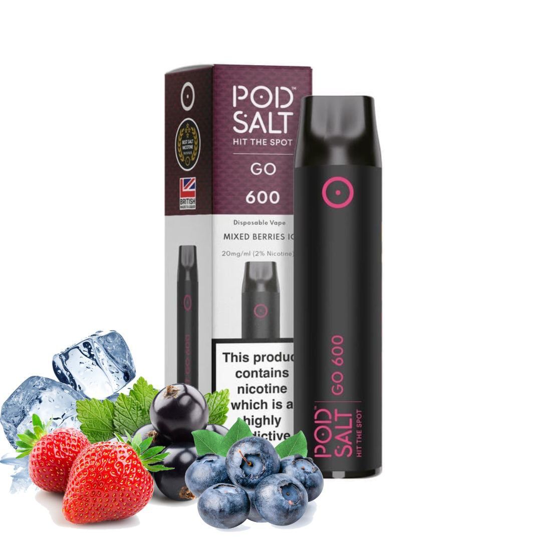 Pod Salt Go Mixed Berries Ice 600 Puff 2%