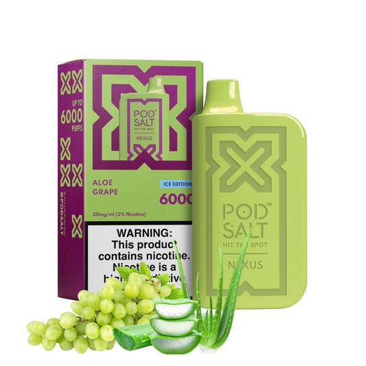 Pod Salt Nexus Fresh Aloe Grape 6K Puffs