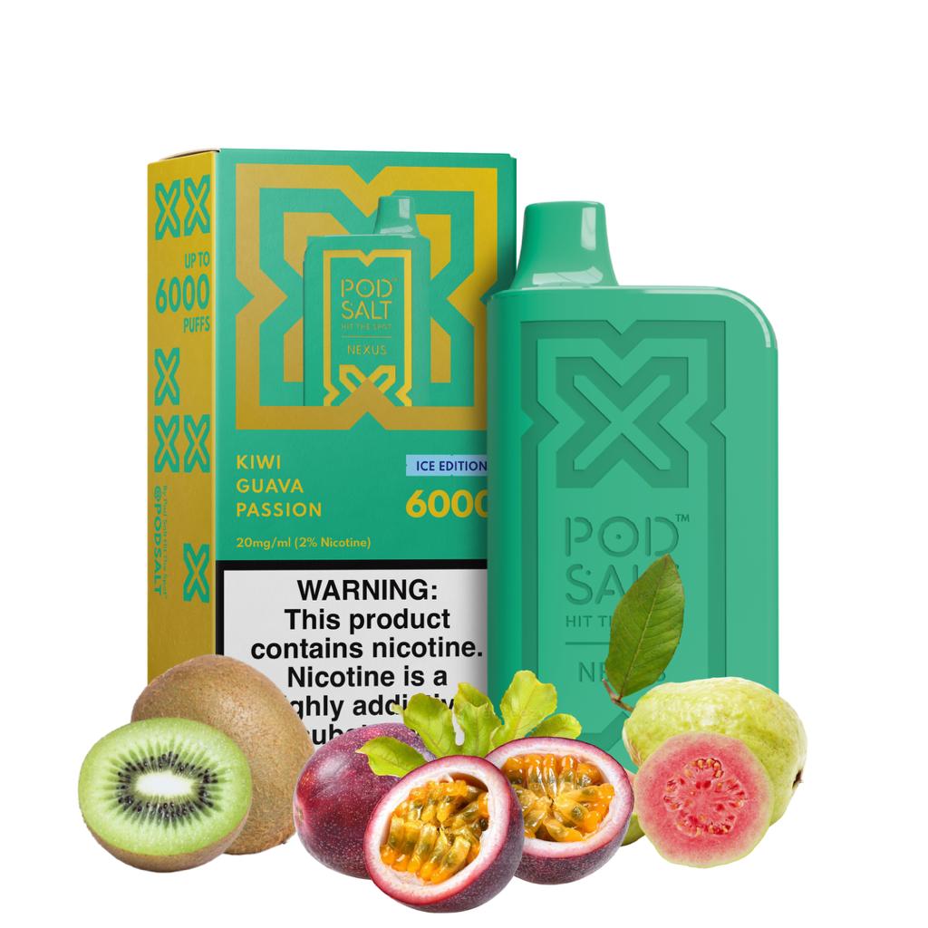 Pod Salt Nexus Kiwi Guava Passion 6K Puffs