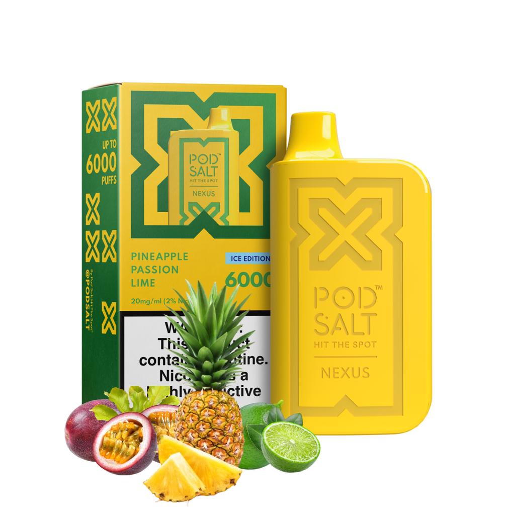 Pod Salt Nexus Pineapple Passion Lime 6K Puffs