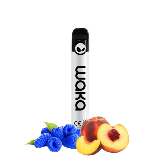 WAKA SOLO 2 PEACH BLUE RASPBERRY 2.5K PUFFS 5%