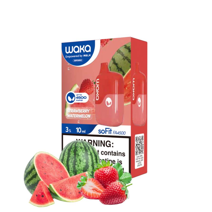 WAKA soFIT FA4500 PUFFS STRAWBERRY WATERMELON 5%