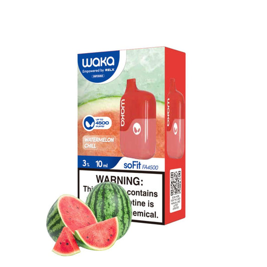 WAKA soFIT FA4500 PUFFS WATERMELON CHILL 5%