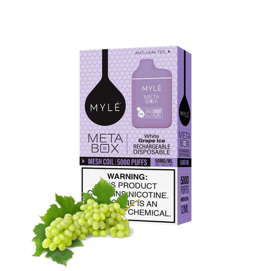 Mylé Meta Box White Grape 5000Puff 5%